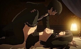 Crazy drama, thriller anime video with uncensored big tits, bondage scenes