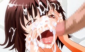Horny romance anime video with uncensored anal, big tits, bukkake scenes